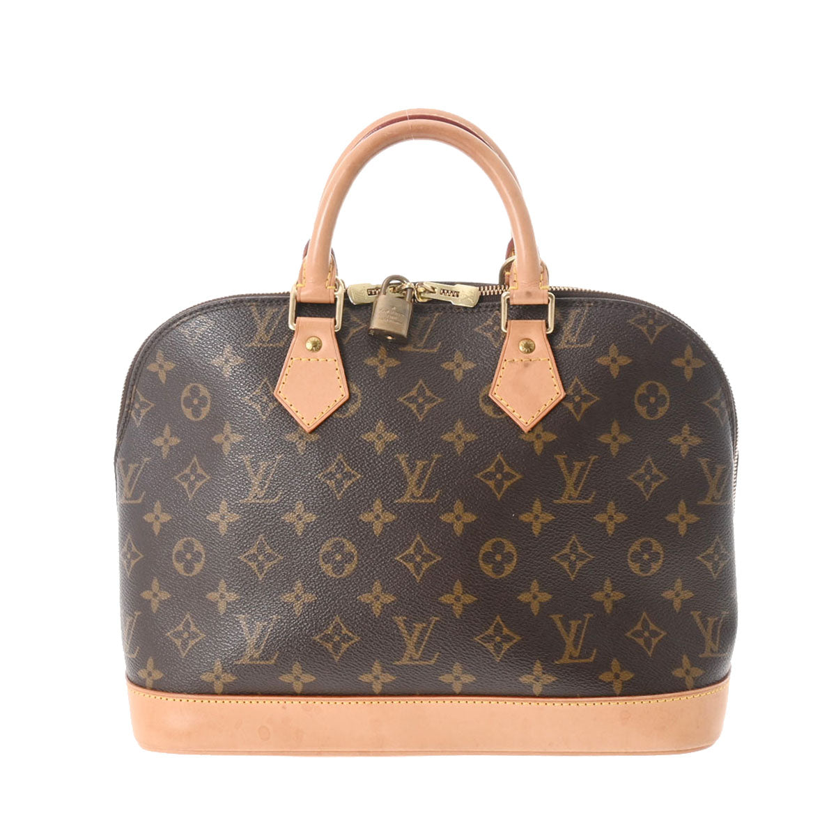 LOUIS VUITTON ルイヴィトン モノグラム アルマ ブラウン M51130 レディース モノグラムキャンバス ハンドバッグ ABランク 中古 