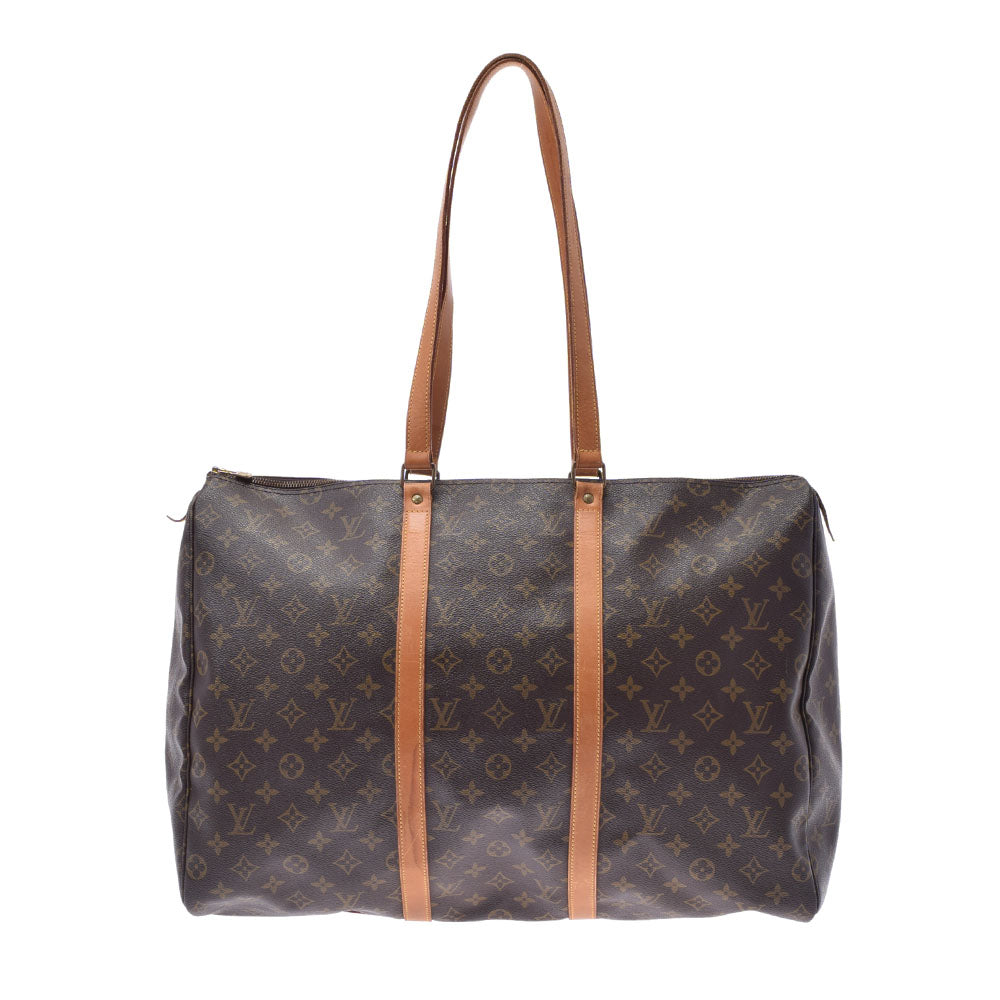 LOUIS VUITTON ルイヴィトン モノグラム フラネリー50 ブラウン M51116 ユニセックス モノグラムキャンバス ボストンバッグ Bランク 中古 