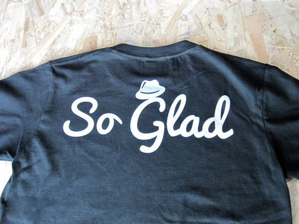 So Glad LOGO TEE Black