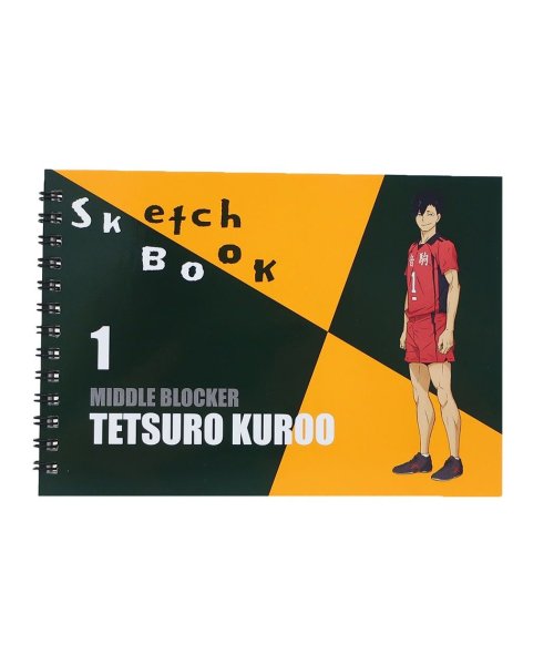 ハイキュー！！ お絵かき帳 図案スケッチブック 黒尾鉄朗 少年ジャンプ ヒサゴ お絵かきノート アニメキャラクター グッズ