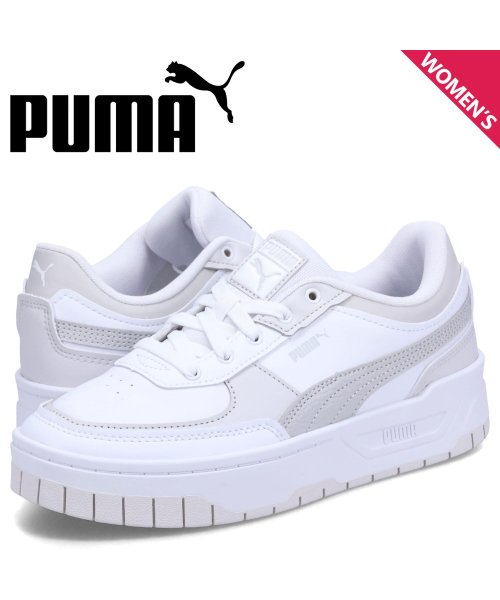 PUMA プーマ スニーカー カリ ドリーム レザー レディース 厚底 CALI DREAM LTH ホワイト 白 392730－17