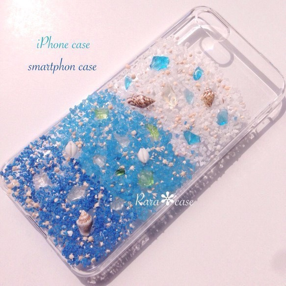 iPhone6s iPhone6splusケース♡琉球ガラス ロングデザイン