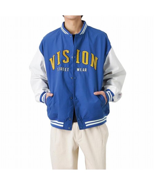 VISION STREET WEAR ヴィジョンストリートウェア ナイロンワッペンスタジャン 2305040－A