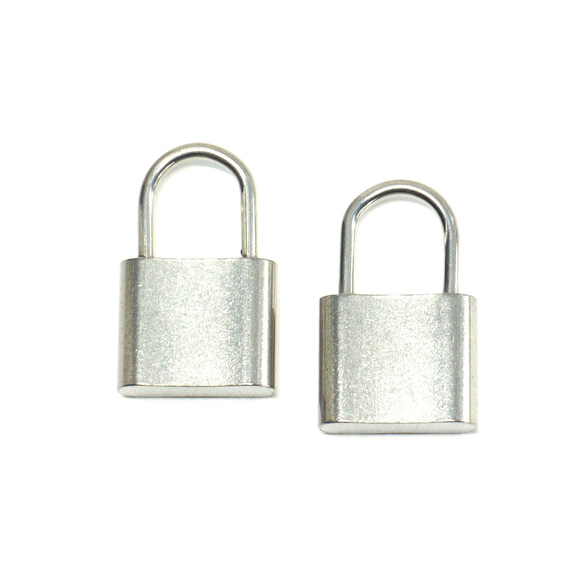 受注品【10個入り】南京錠 padlock ステンレス チャーム ess45