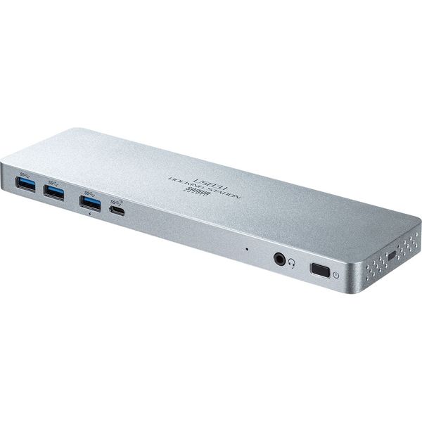 ドッキングステーション　Type-C×1　USB3.0×4　HDMI×2　DisplayPort×2　RJ-45×1　USB-CVDK6　サンワサプライ　1個