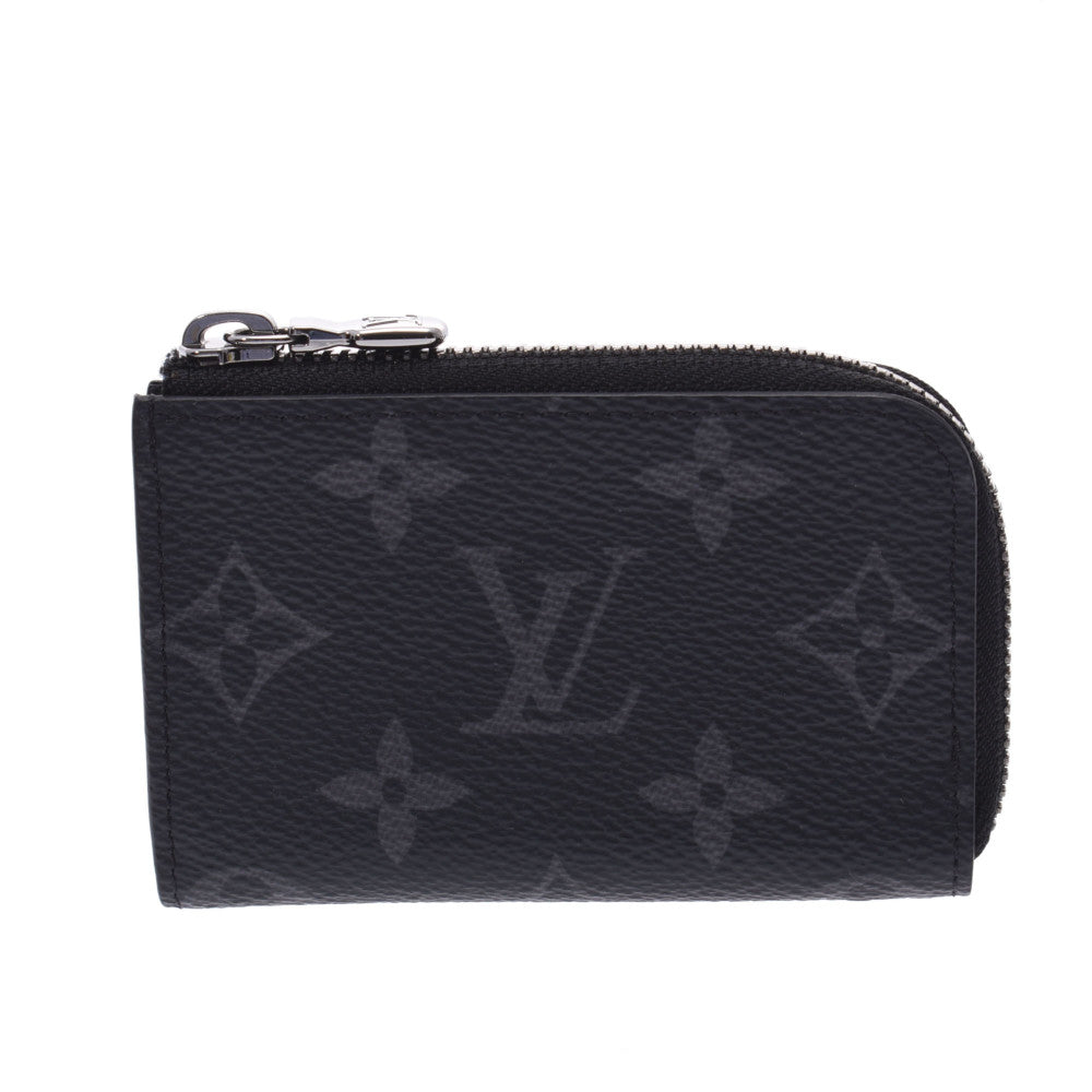 LOUIS VUITTON ルイヴィトン モノグラム エクリプス ポルトモネジュール 黒/グレー M63536 メンズ コインケース Aランク 中古 