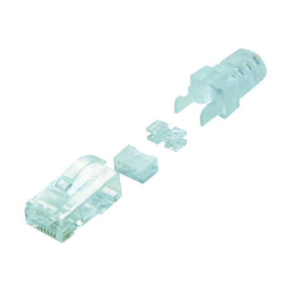 スリーエム ジャパン コーニング Cat6 RJ45モジュラープラグ (100個入) VOL-RJ45PLG-6LBL 1箱(100個)（直送品）