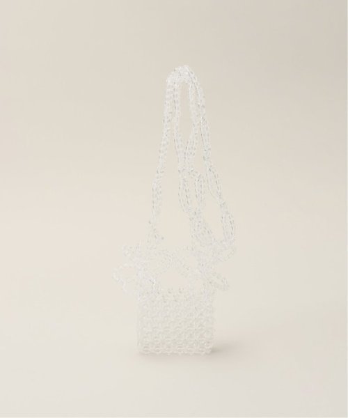 【YIFEI】 Ribbon Beads Mini Shoulder BAG