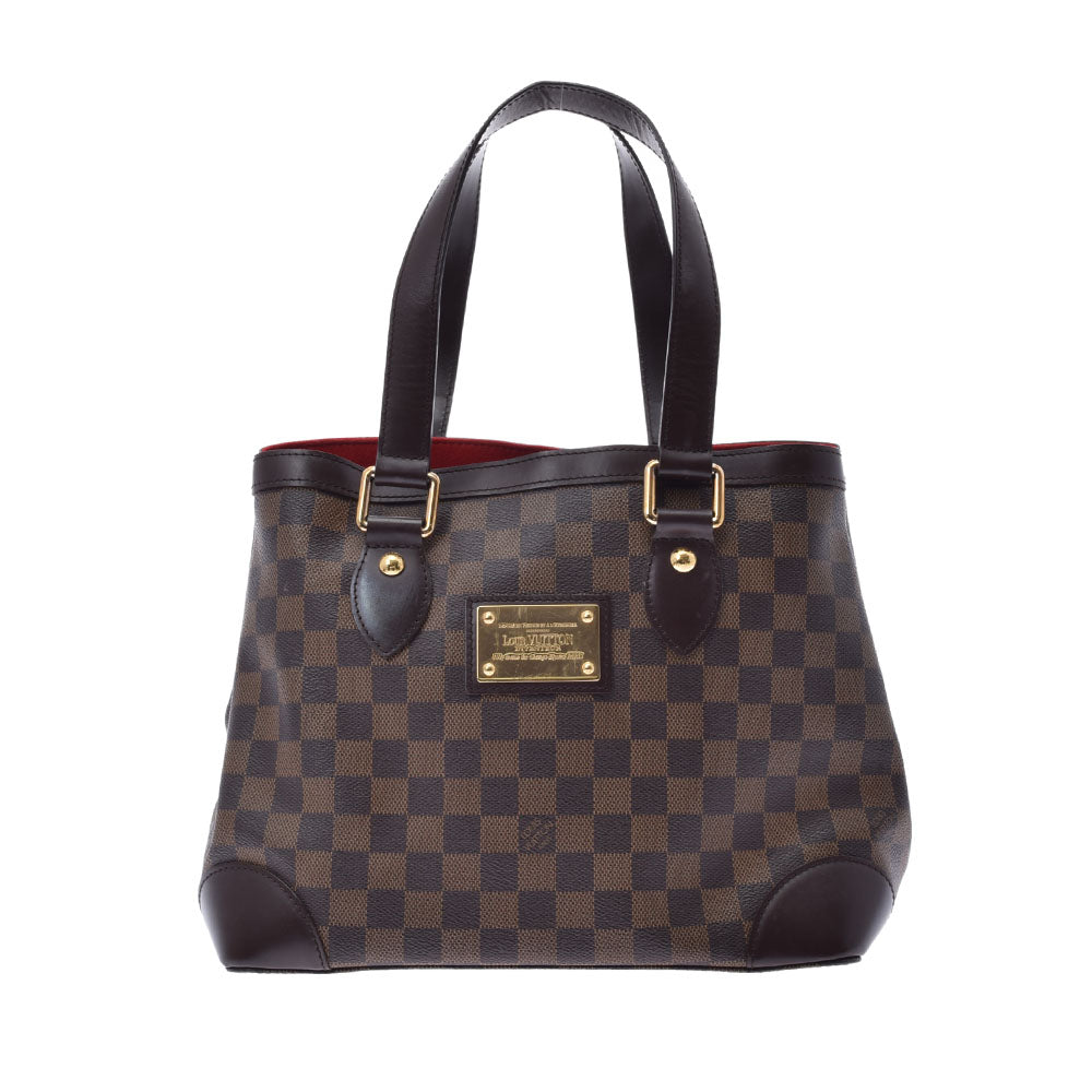 LOUIS VUITTON ルイヴィトン ダミエ ハムステッドPM ブラウン N51205 レディース ダミエキャンバス ハンドバッグ ABランク 中古 