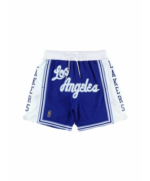 ジャスト・ドン レイカーズ 7インチ ショーツ NBA JUST DON BLUE 7 INCH SHORTS LAKERS