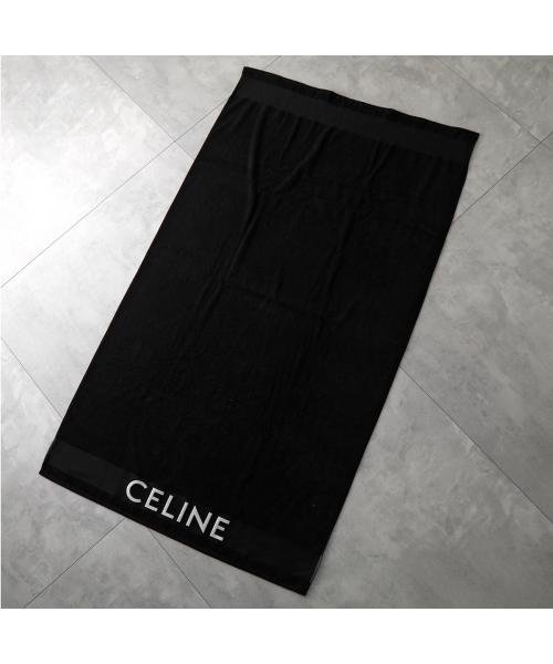 CELINE ビーチタオル 2AR07158W ジャガードロゴ ブランケット