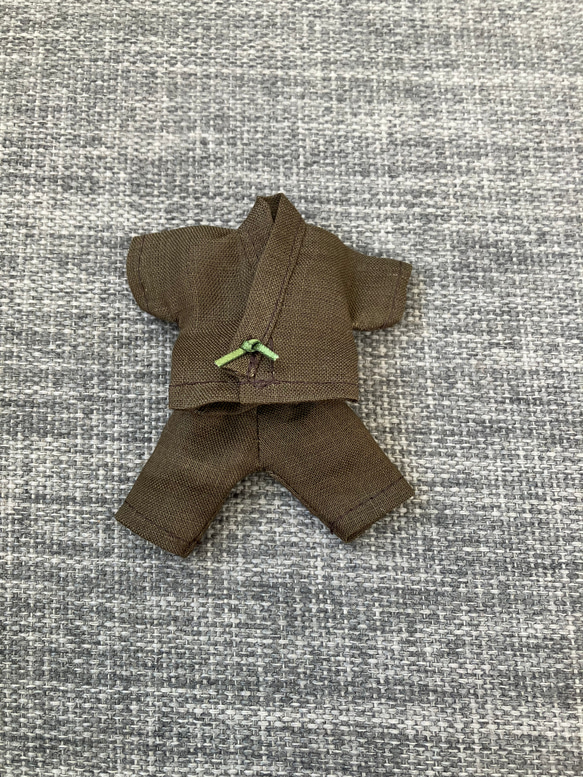 オビツ11 上質な麻の甚平　khaki