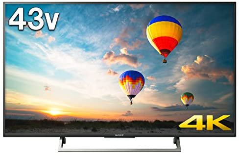 ソニー 43V型 液晶 テレビ ブラビア KJ-43X8000E B 4K Android TV 外付けHDD録画外付けHDD裏番組録画 2017年モデル【中古品】