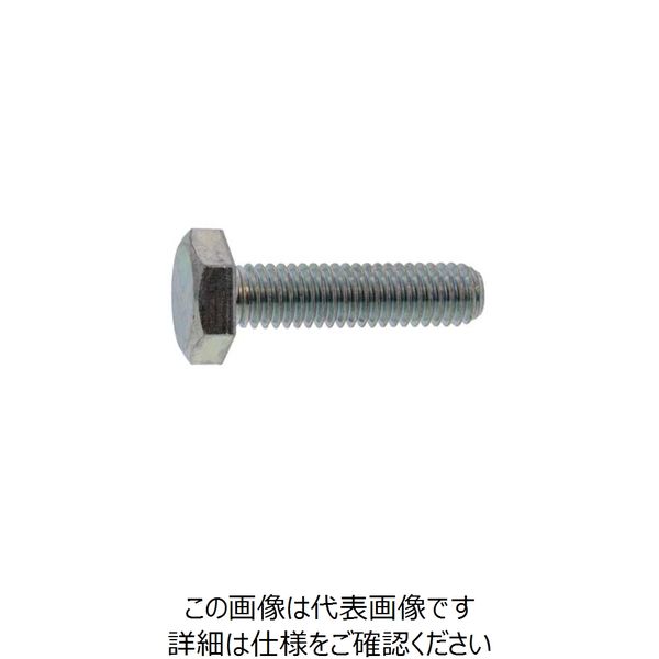 ファスニング J ニッケル 鉄 六角ボルト（全ねじ）（日規） 3/8X35 B00000038030035005 1箱（100個）（直送品）