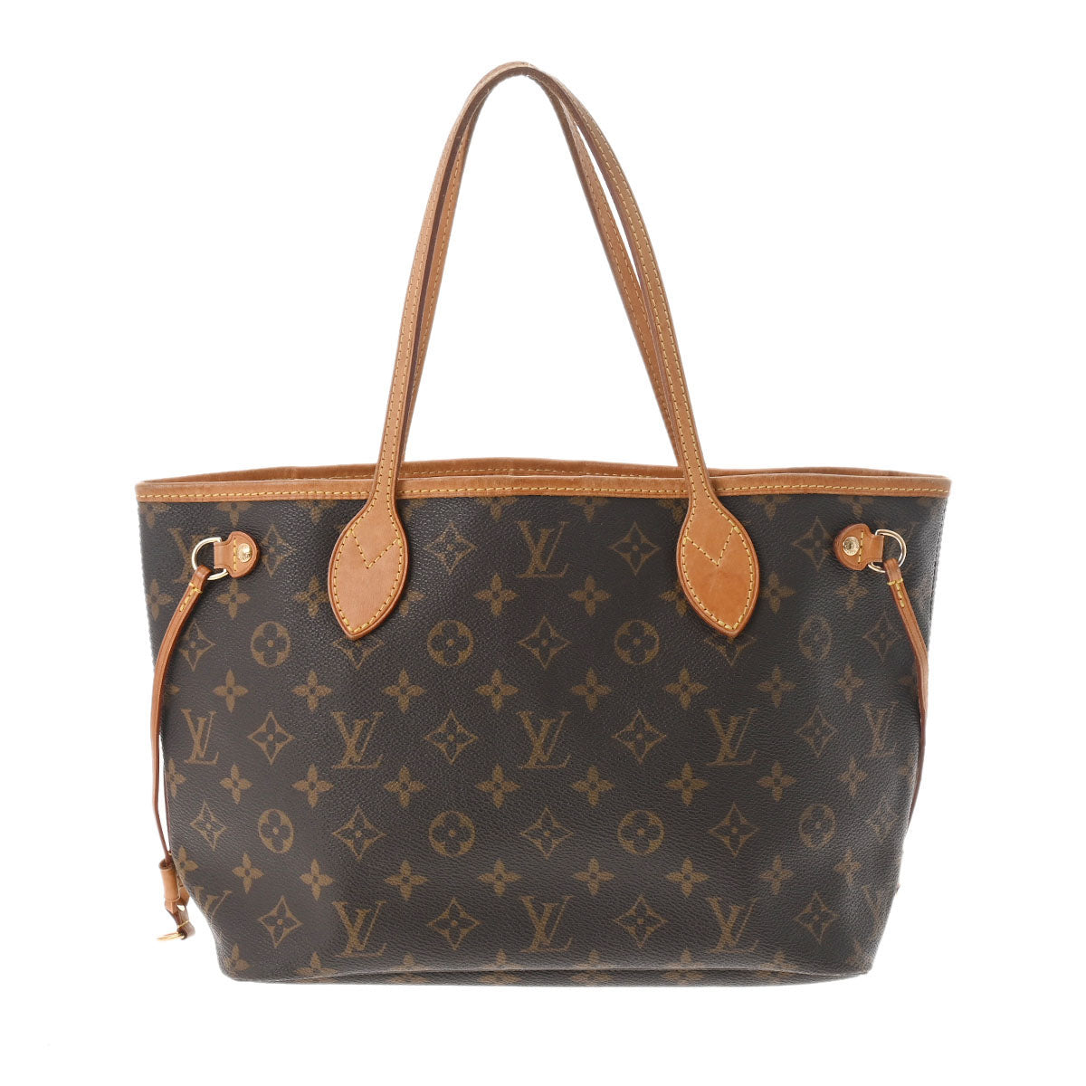 LOUIS VUITTON ルイヴィトン モノグラム ネヴァーフル PM ブラウン M40155 レディース モノグラムキャンバス ハンドバッグ Bランク 中古 