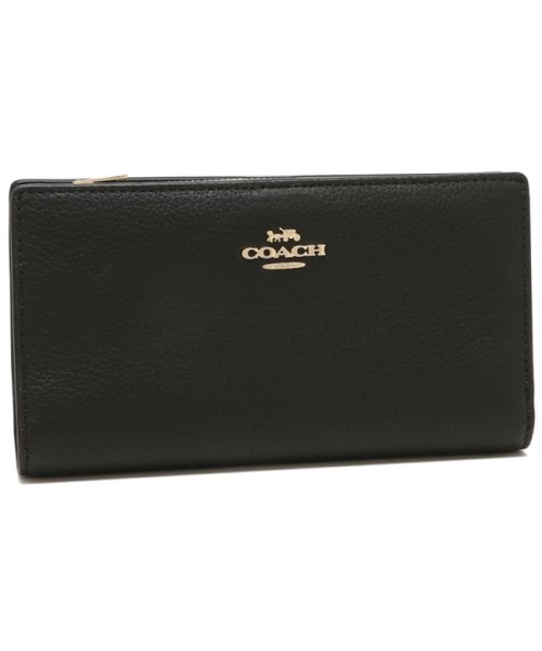 コーチ アウトレット 長財布 ブラック レディース COACH C8329 IMBLK