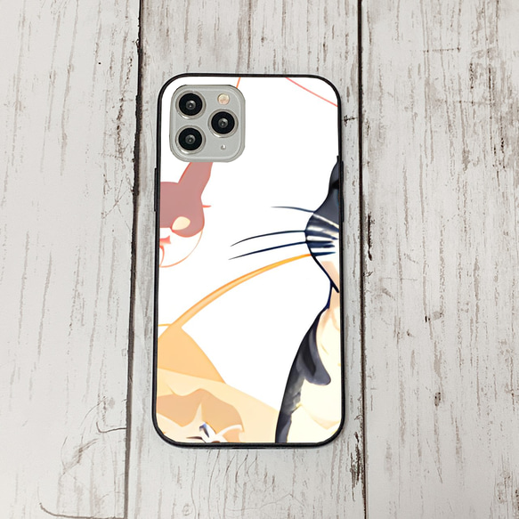 iphoneケース1-2-24 iphone 強化ガラス ねこ・猫・ネコ 箱2 かわいい アイフォン iface