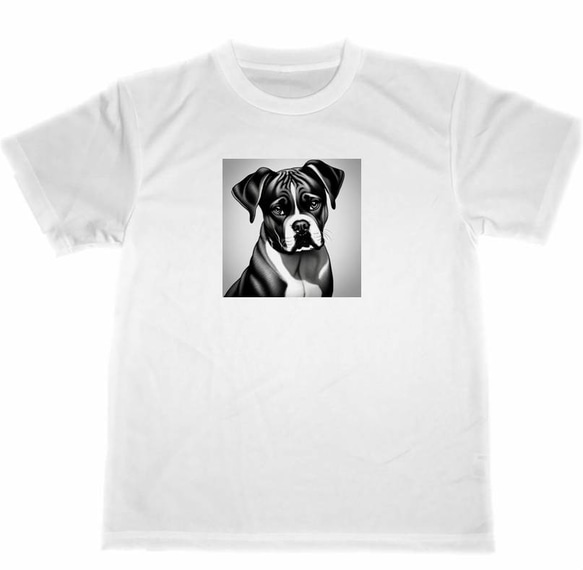 ボクサー　犬　ドライ　Tシャツ　２　ペット　アニマル　グッズ　boxer dog