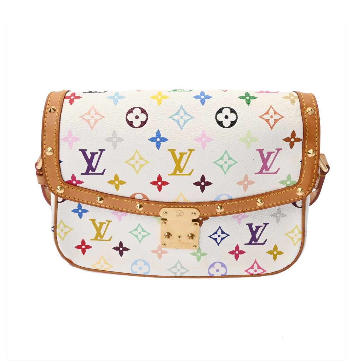 LOUIS VUITTON ルイヴィトン マルチカラー ソローニュ ブロン M92661 レディース モノグラムマルチカラー ショルダーバッグ ABランク 中古 