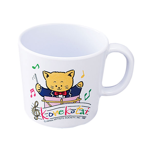 エンテック こねこたい 片手コップ(大) ピンク FC73167-L-115P