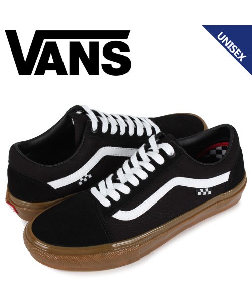 VANS ヴァンズ スケート オールドスクール スニーカー メンズ バンズ スケシュー SKATE OLD SKOOL ブラック 黒 VN0A5FCBB9M