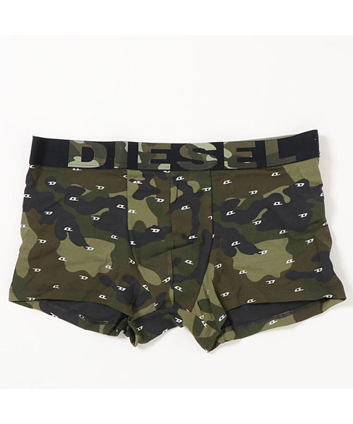 トップイズム/DIESEL ディーゼル ボクサーパンツ メンズ カモフラ 総柄 ロゴ トランクス ･･･