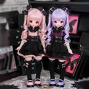 ドール服 1/4サイズ mdd msd スカート 6点セット bjdドール衣装