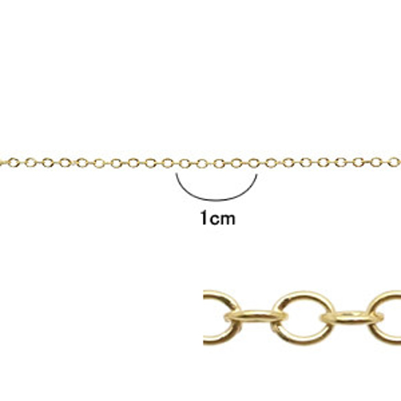 chain-10469F-14KGF チェーン(14Kゴールドフィルド）【10cm】