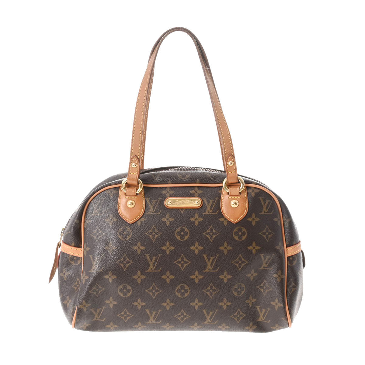 LOUIS VUITTON ルイヴィトン モノグラム モントルグイユ PM ブラウン M95565 レディース モノグラムキャンバス ハンドバッグ Bランク 中古 