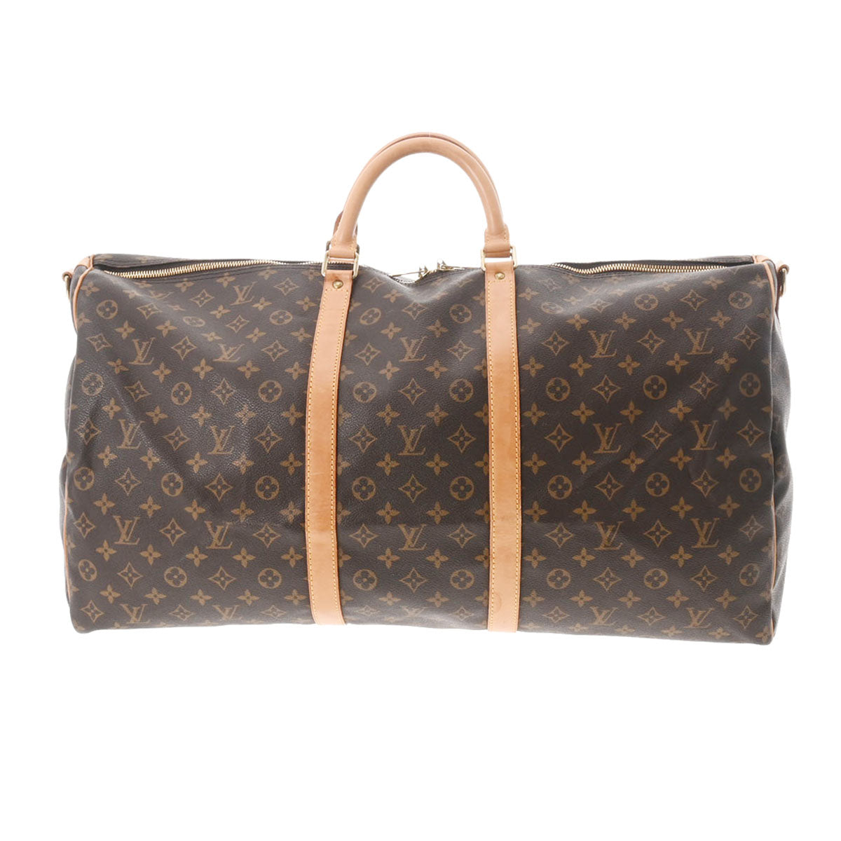 LOUIS VUITTON ルイヴィトン モノグラム キーポル バンドリエール 60 ブラウン M41412 ユニセックス モノグラムキャンバス ボストンバッグ Bランク 中古 