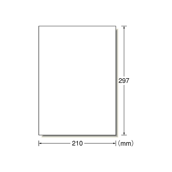 エーワン レーザープリンタラベル GHS用 耐水紙・ホワイト A4 1面 F172447-32801