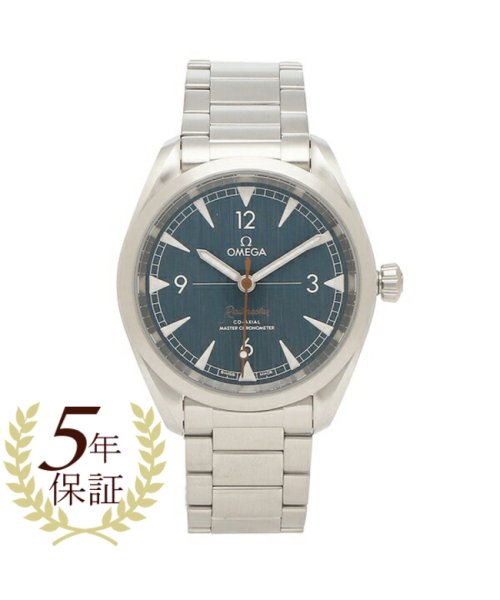 オメガ 時計 メンズ シーマスター 40mm 自動巻 ブルー シルバー OMEGA 220.10.40.20.03.001 ステンレス