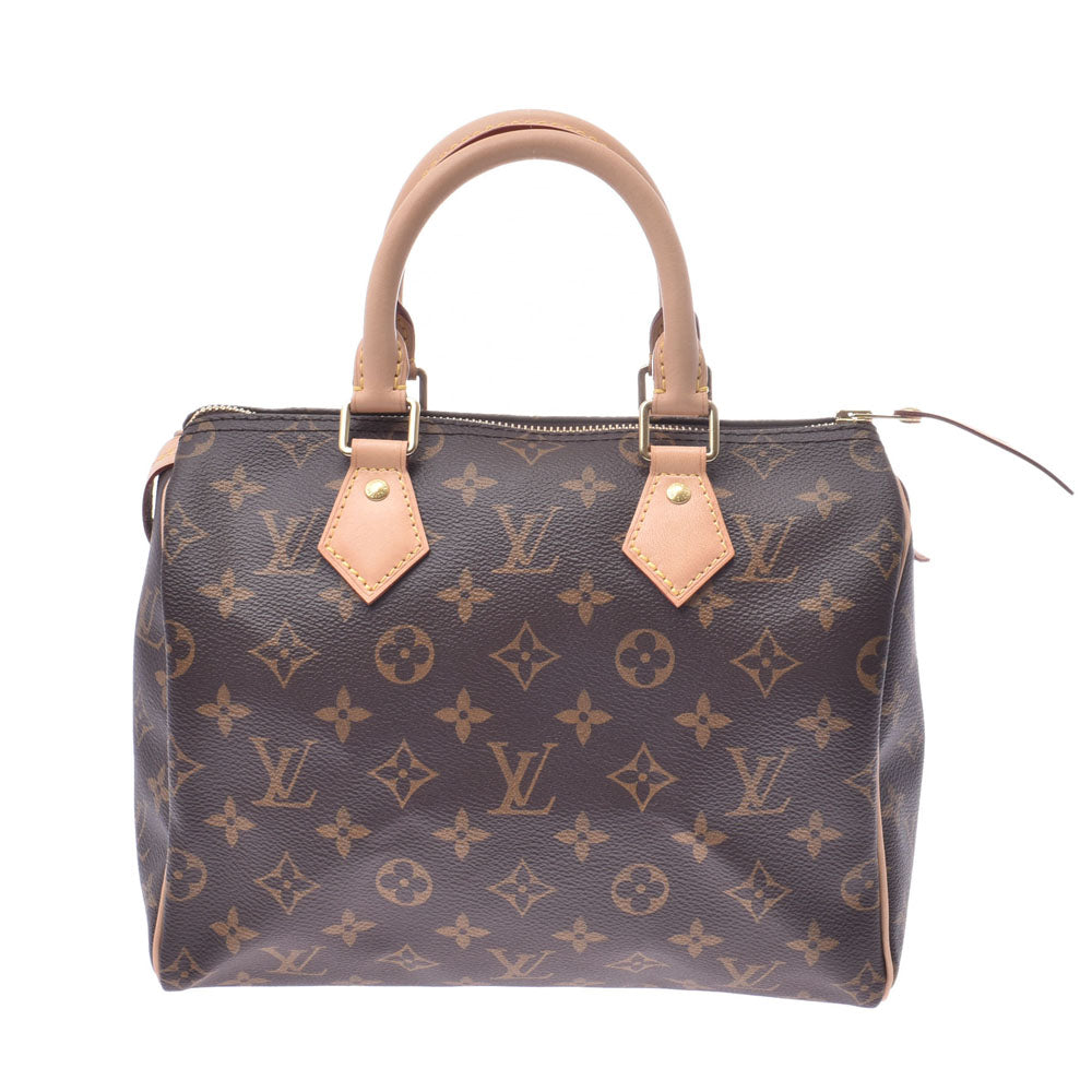 LOUIS VUITTON ルイヴィトン モノグラム スピーディ25 現行 ブラウン M41109 ユニセックス モノグラムキャンバス ハンドバッグ 未使用 