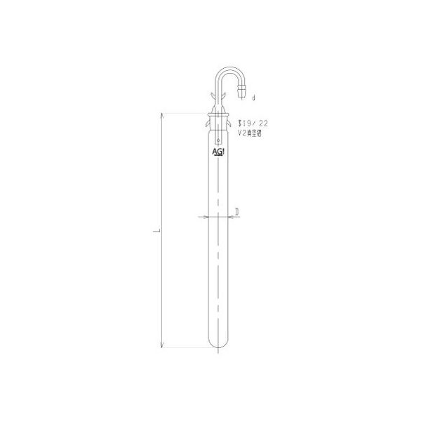 旭製作所 酸化安定性試験管 Φ25 4720-3M 1個 64-9048-79（直送品）