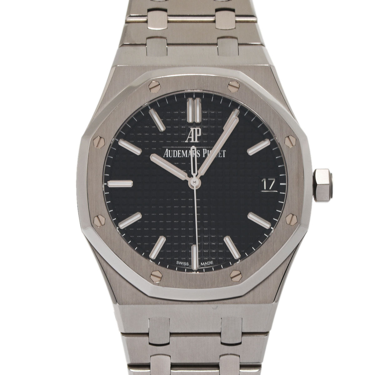 AUDEMARS PIGUET オーデマピゲ ロイヤルオーク 15500ST.OO.1220ST.03 メンズ SS 腕時計 自動巻き 黒文字盤 Aランク 中古 