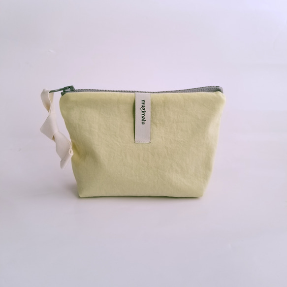 poitto16 マチ5深型 天然色素染NYLON POUCH ..Onion..