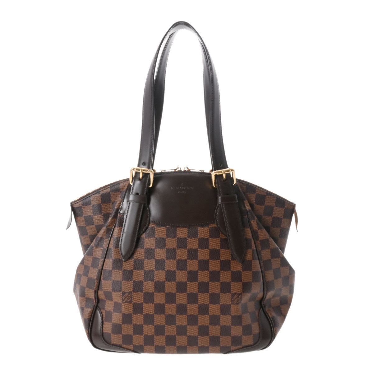 LOUIS VUITTON ルイヴィトン ダミエ ヴェローナ MM エベヌ N41118 レディース ダミエキャンバス ショルダーバッグ ABランク 中古 