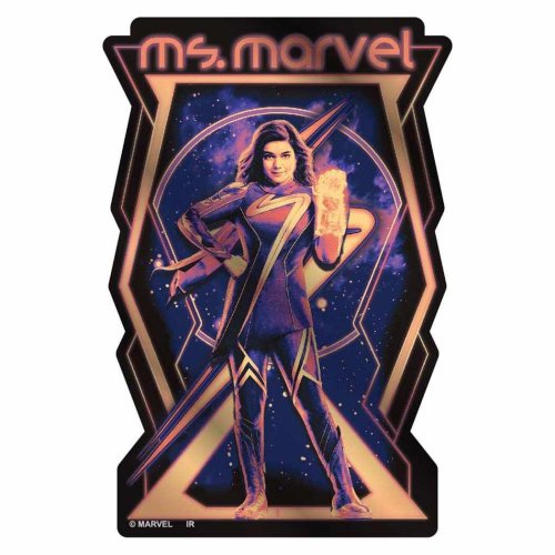 マーベルズ ステッカーキャラクター メタリックステッカー MS MARVEL MARVEL インロック コレクション雑貨 キャラクター グッズ