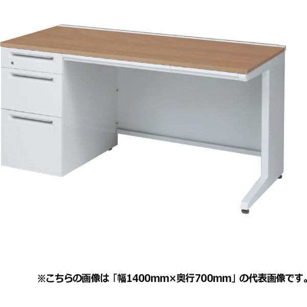 オカムラ アドバンス 片袖机 3段(B5)  引出し付 標準  幅1200×奥行600×高さ720mm 3V1PCJ