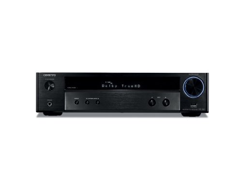 ONKYO ネットワークAVレシーバー 5.1ch ハイレゾ音源対応 ブラック NR-365(B)【中古品】