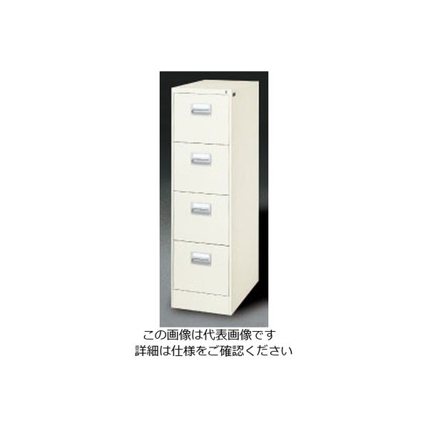 エスコ 387x620x1335mm/4段(A4) キャビネット EA954DC-25 1個（直送品）