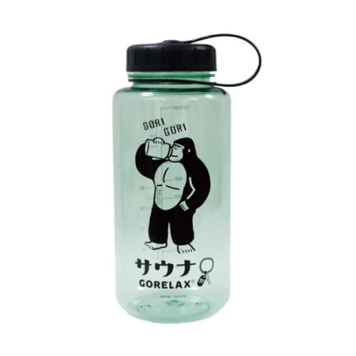 ごリラックス 常温水筒 ゴリゴリボトル ヴィヒタグリーン パインクリエイト 1000ml 銭湯 サウナー グッズ