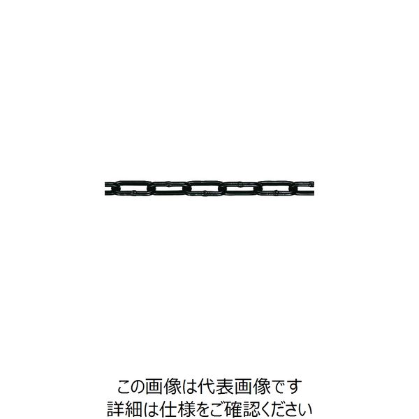 水本機械製作所 水本 チューブ保護アルミカラーチェーン ブラック 6HALC-BK 3.1～4m 6HALC-BK-4C 157-7845（直送品）