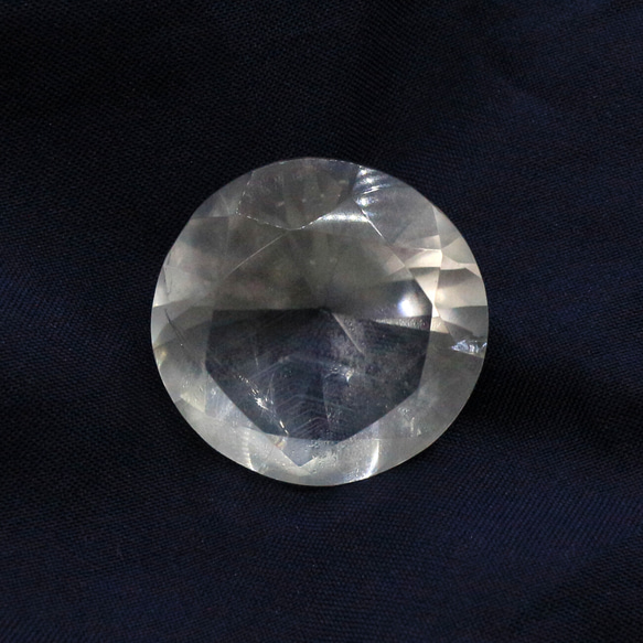 天然石 巨大 ルース 裸石 素材 ファントム水晶 52.1ct 約21mm collection-gems26