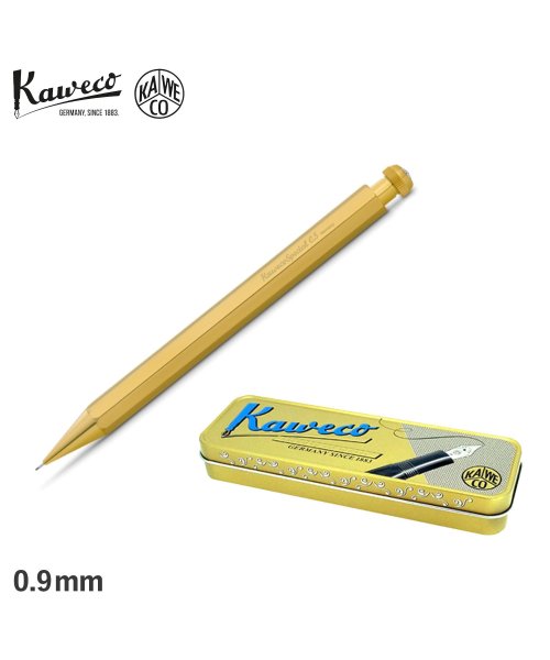 カヴェコ kaweco スペシャル ペンシル プラス シャーペン シャープペンシル 0.9mm カベコ SPECIAL PENCIL PLUS ゴールド PS－