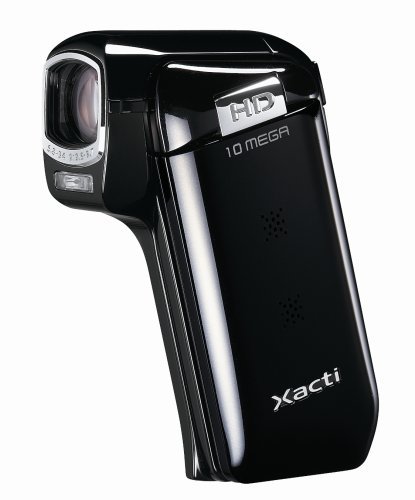 SANYO ハイビジョン デジタルムービーカメラ Xacti (ザクティ) DMX-CG10 ブラック【中古品】