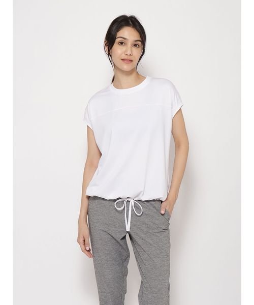 ナイロンメッシュジャージ フレンチ袖バレルTシャツ LADIES