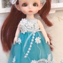 bjd  服 ドレス 妖精 小人  ミディブライス