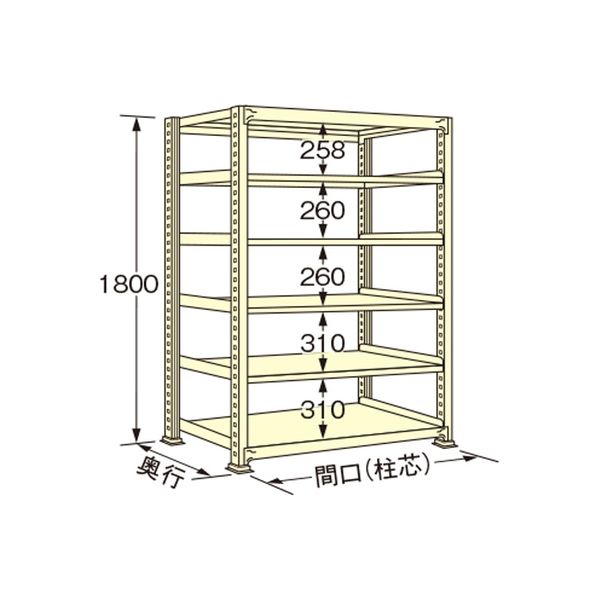 扶桑金属工業 中量ラック WG1809J