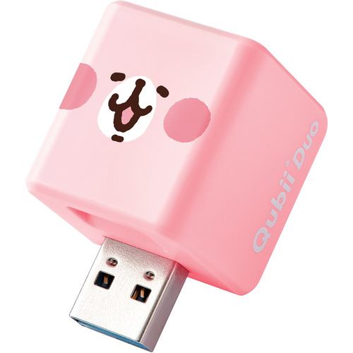 MAKTAR MKPQD-PK iOS／Androidバックアップストレージ Qubii Duo USB-A うさぎ ピンク MKPQDPK